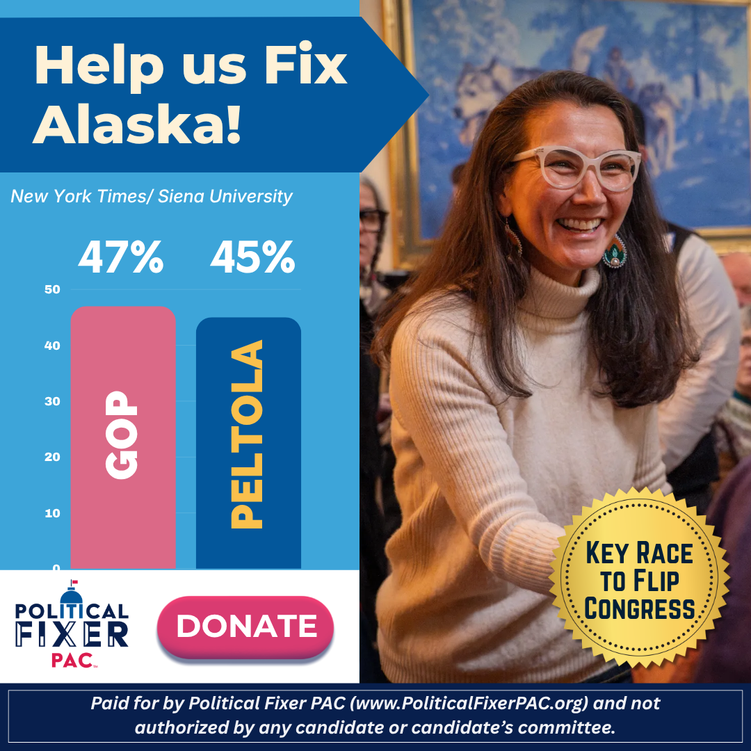 Help us Fix Texas! Paxton and Talarico tied in the polls 46% each. Donate to Political Fixer PAC. Key Race to Flip Congress.
