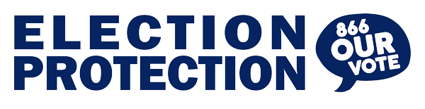 EPCoalition Logo Wide WEB Election protection coalition 866-OUR-VOTE