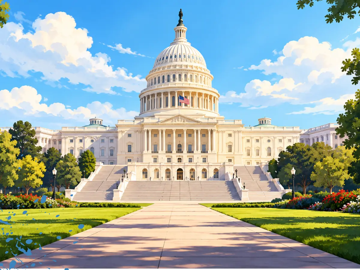 Capitol Building on a Spring Day